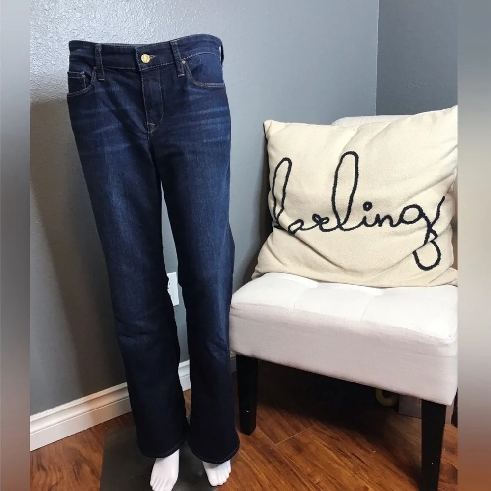 **Donated 2024** Mavi dark wash boot cut jeans size 30 - Picture 1 of 7
